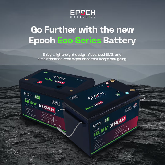 Epoch Batteries 12V 314Ah Eco Series LiFePO4 Battery