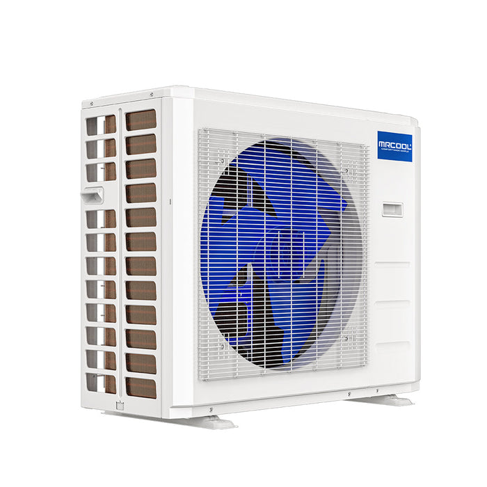 MRCOOL DIY Mini Split - 27,000 BTU 2 Zone Ceiling Cassette Ductless Air Conditioner and Heat Pump, DIY-BC-227HP0918