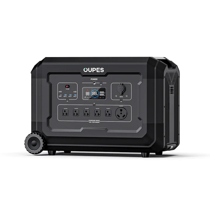 OUPES Mega 3 Home Backup & Portable Power Station | Free Chargers Included | 3600W 3072Wh