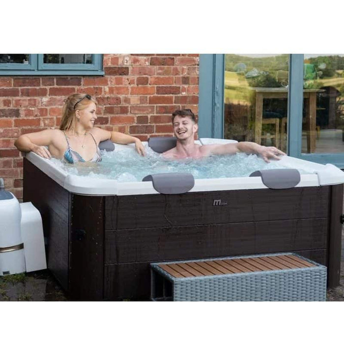 MSPA Frame Series – TRIBECA Luxury 2-6 Person Portable Backyard/Outdoor Hot Tub Spa w/ OLED Touch Screen, Anti-Icing System