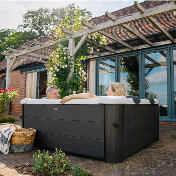 MSPA Frame Series – OSLO Luxury 2-6 Person Portable Backyard/Outdoor Hot Tub Spa w/ OLED Touch Screen