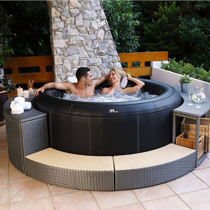 MSPA Premium Series – CAMARO Luxury 2-6 Person Portable Backyard/Outdoor Hot Tub Spa w/ 138 Jets & Anti-icing System