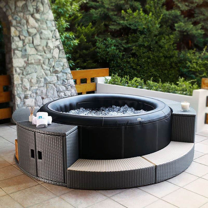 MSPA Premium Series – CAMARO Luxury 2-6 Person Portable Backyard/Outdoor Hot Tub Spa w/ 138 Jets & Anti-icing System