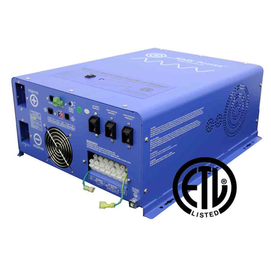 AIMS Power Pure Sine Inverter Charger 24v Output Listed to UL & CSA - 6000 w