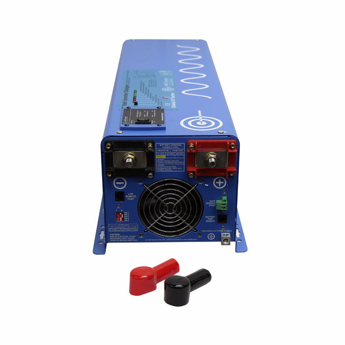 AIMS Power Pure Sine Inverter Charger - 12Vdc / 120Vac Input & 120/240Vac Split Phase Output - 4000 Watt