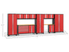 NewAge Bold Series 11 Piece Cabinet Set with Project Center, Base, Wall Cabinets and Lockers
