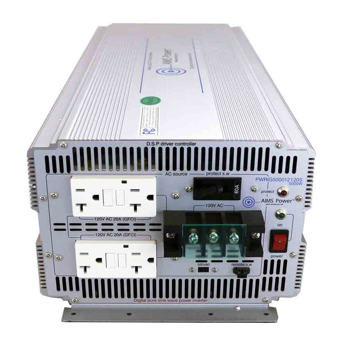 AIMS Power Pure Sine Power Inverter - 48V 50/60 hz - 5000 Watt