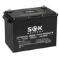SOK | Lithium Iron Phosphate 12V 100Ah Battery, Marine Grade