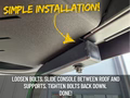 TEKO Overhead Storage Console + Dome Light (Trophy Plus | Triumph)