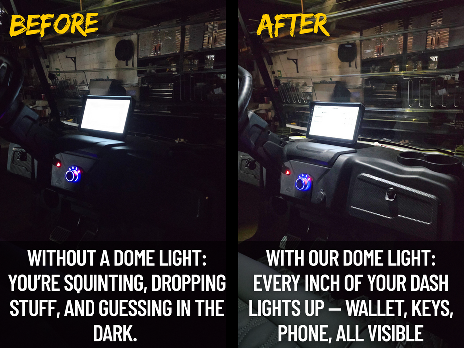 TEKO Overhead Storage Console + Dome Light