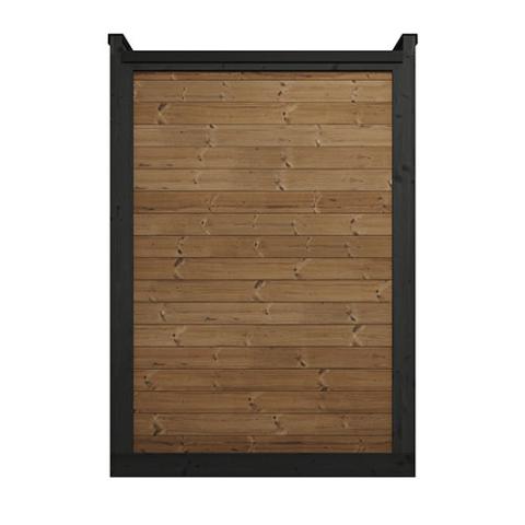 SaunaLife GL4 Outdoor Sauna Kit - Garden Luxury-Series Outdoor DIY Sauna Kit, Thermo-Spruce, up to 4 Persons