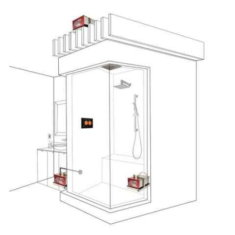 ThermaSol PROIII-240 - PRO Series II Ultimate Steam Shower Generator, 10kW w/Fast Start, PowerFlush and Smart Steam