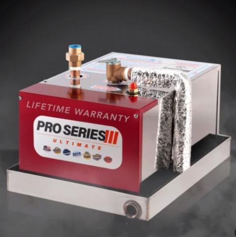 ThermaSol PROIII-240 - PRO Series II Ultimate Steam Shower Generator, 10kW w/Fast Start, PowerFlush and Smart Steam