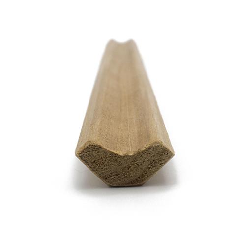 Prosaunas Thermo-Aspen 1x2 (14mm x 30mm) Inside Corner Trim SI Sauna Wood