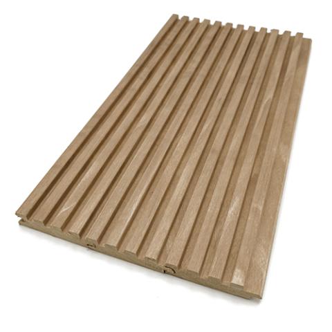 Prosaunas Thermo-Aspen Groove-S 1x3 (15mm x 60mm) T&G Sauna Wood