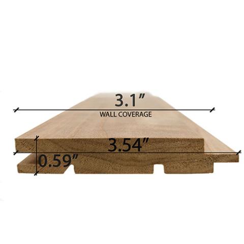 Prosaunas Thermo-Aspen 1x4 (15mm x 90mm) T&G STS4 Sauna Wood