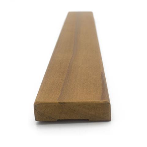 Prosaunas Thermo-Radiata Pine 1x2 (12mm x 42mm) Door Trim UK Sauna Wood