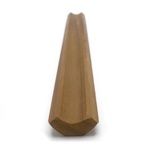 Prosaunas  Thermo-Radiata Pine 1x2 (14mm x 30mm) Inside Corner Trim SI Sauna Wood