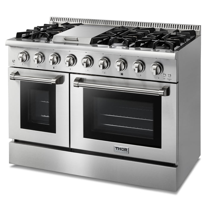 Thor Kitchen 48 Inch 6 Burner Professional Gas Range FRB, HRG4808U / HRG4808ULP