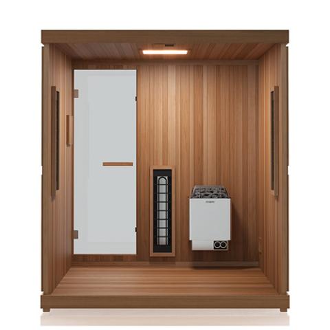 Finnmark FD-5 Trinity XL Infrared & Steam Sauna Combo - 75"W x 64"D x 83"H