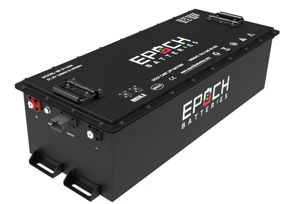 Epoch Batteries 48V 160Ah Lithium (LiFePO4) Golf Cart Battery - Complete Kit