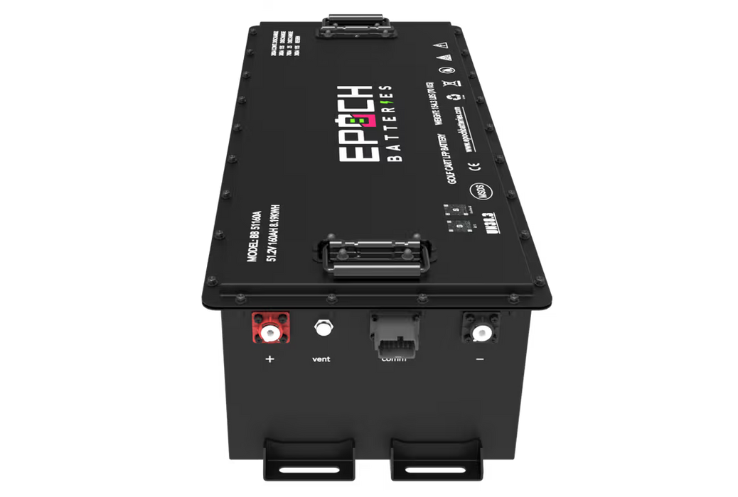 Epoch Batteries 48V 160Ah Lithium (LiFePO4) Golf Cart Battery - Complete Kit