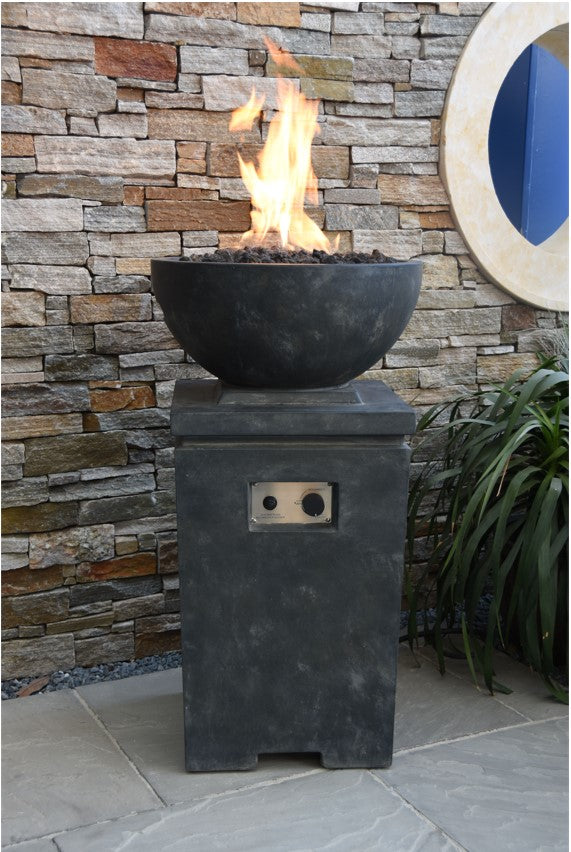 Modeno Exeter Fire Pit - Dark Grey