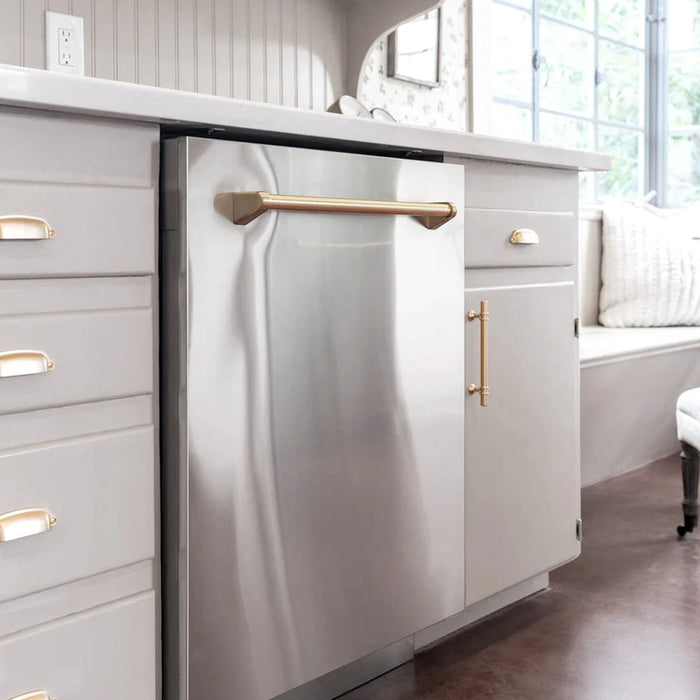 ZLINE Autograph Edition 24" Monument Series Dishwasher - 3rd Rack, Top Touch Control, Tall Tub in Stainless Steel with Accent Options