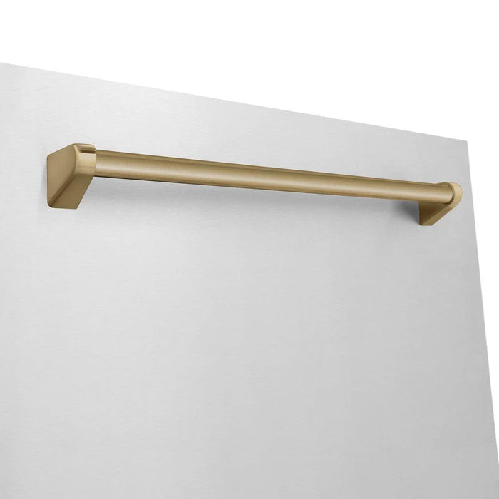 ZLINE Autograph Edition 24" Monument Series Dishwasher - 3rd Rack, Top Touch Control, Tall Tub in Stainless Steel with Accent Options