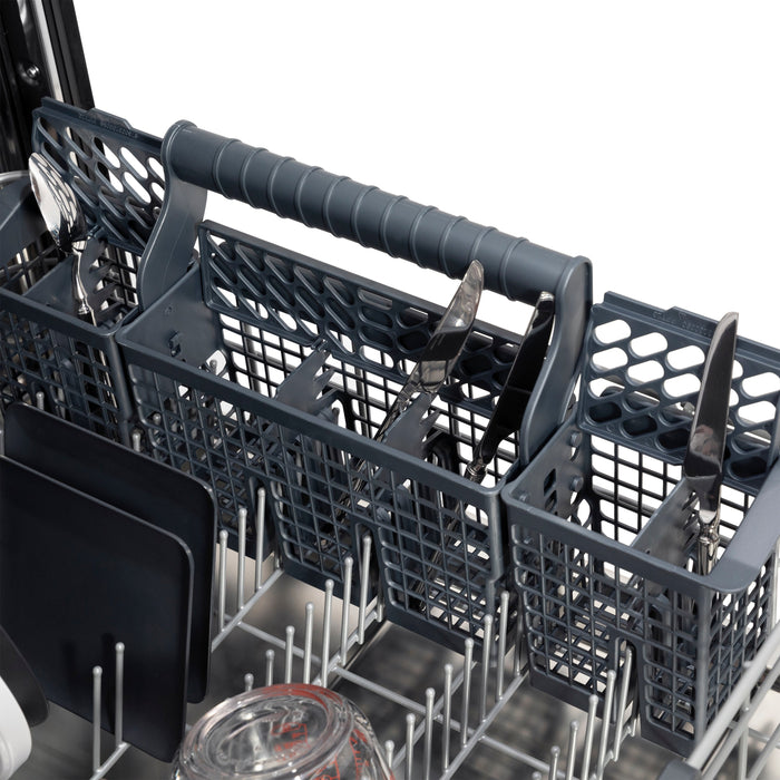 ZLINE Autograph Edition 24" Monument Series Dishwasher - 3rd Rack, Top Touch Control, Tall Tub in DuraSnow Stainless Steel with Accent Options