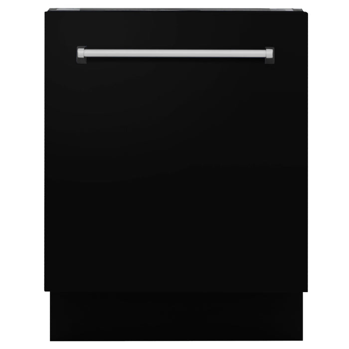 ZLINE 24 in. Tallac Series 3rd Rack Dishwasher in Stainless Steel with Traditional Handle, 51dBa (DWV-304-24)