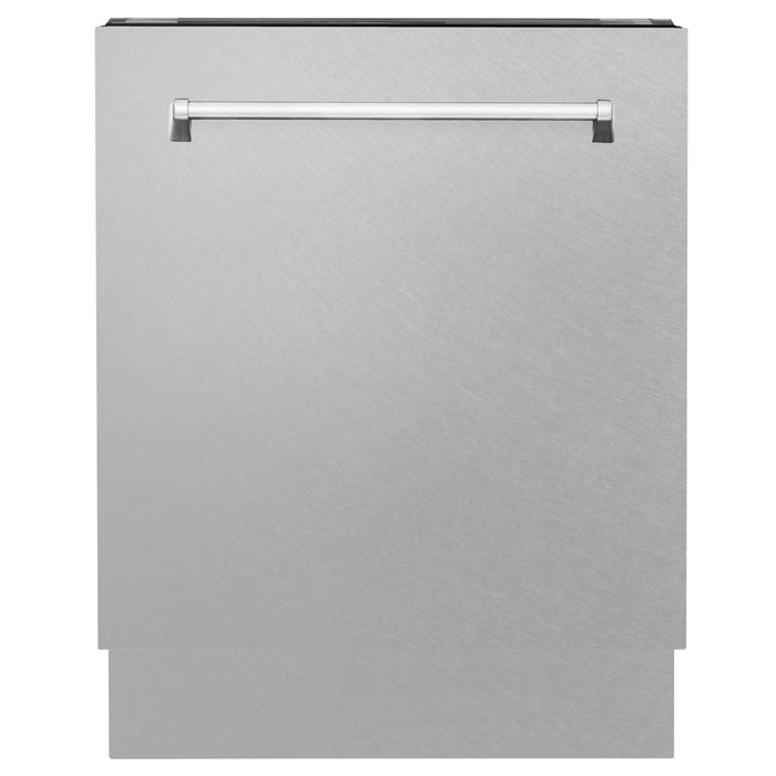 ZLINE 24 in. Tallac Series 3rd Rack Dishwasher in Stainless Steel with Traditional Handle, 51dBa (DWV-304-24)