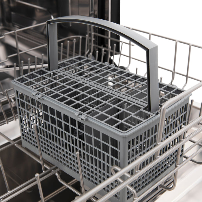 ZLINE 24 in. Top Control Dishwasher in Stainless Steel and Traditional Style Handle (DW-304-H-24)