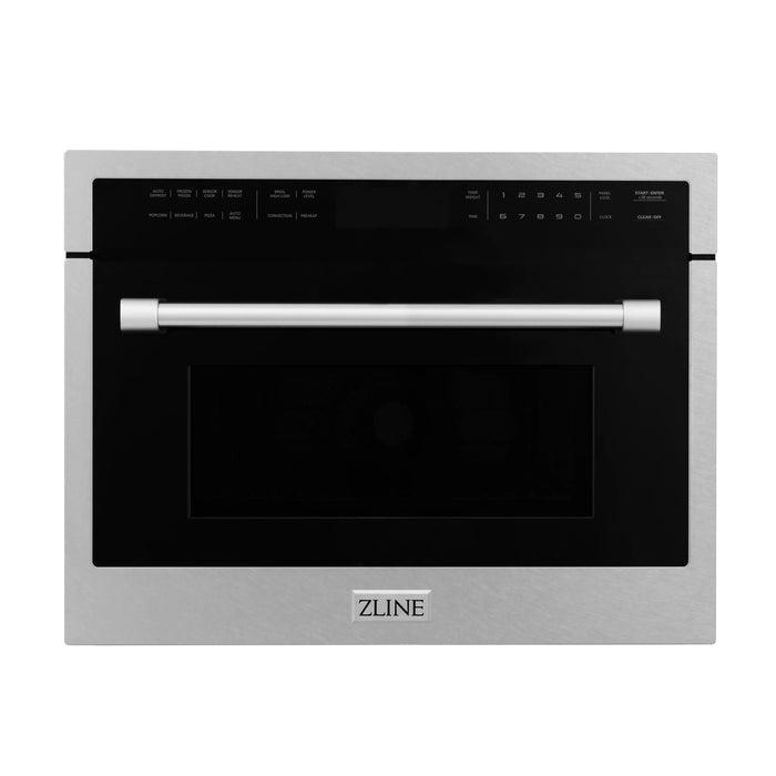 ZLINE 24 in. Built-in Convection Microwave Oven in Stainless Steel with Speed and Sensor Cooking (MWO-24)