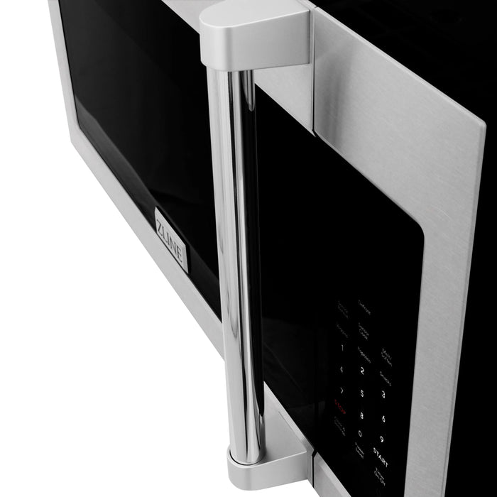 ZLINE 30" 1.5 cu. ft. Over The Range Microwave Oven with Set of 2 Charcoal Filters - Stainless Steel, Black Stainless Steel, Satin Stainless Steel (MWO-OTRCFH-30)