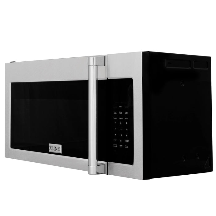 ZLINE 30" 1.5 cu. ft. Over The Range Microwave Oven with Set of 2 Charcoal Filters - Stainless Steel, Black Stainless Steel, Satin Stainless Steel (MWO-OTRCFH-30)