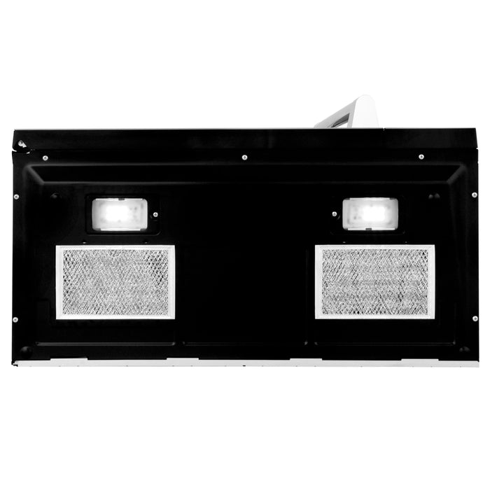 ZLINE 30" 1.5 cu. ft. Over The Range Microwave Oven with Set of 2 Charcoal Filters - Stainless Steel, Black Stainless Steel, Satin Stainless Steel (MWO-OTRCFH-30)
