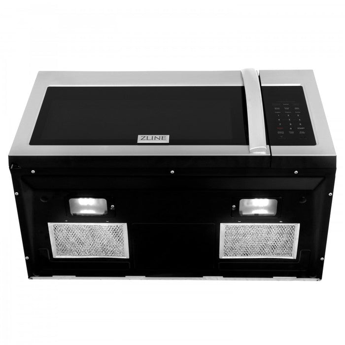 ZLINE Over the Range Convection Microwave Oven in Stainless Steel with Modern Handle and Sensor Cooking (MWO-OTR-30)