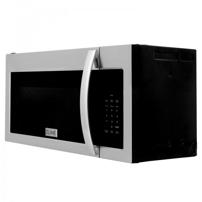 ZLINE Over the Range Convection Microwave Oven in Stainless Steel with Modern Handle and Sensor Cooking (MWO-OTR-30)