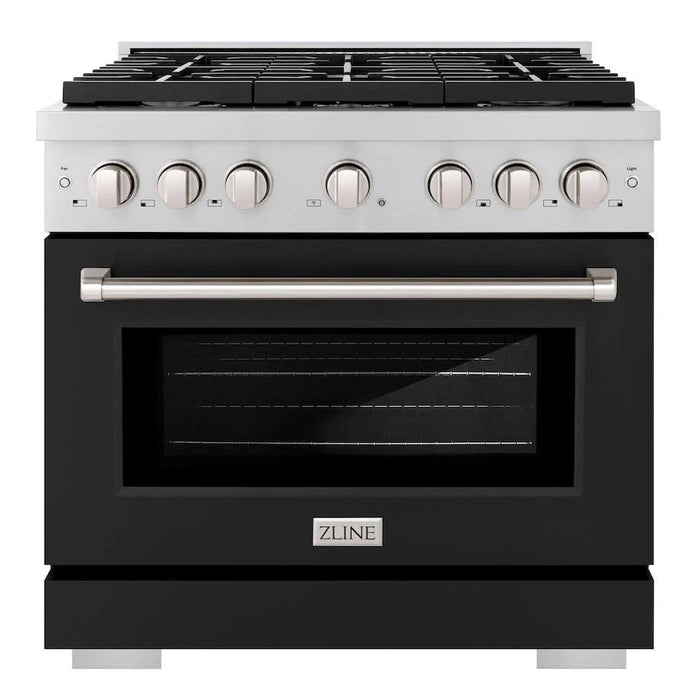 ZLINE Paramount 36" Gas Range with Convection Oven and 6 Burners in Stainless Steel (SGR36)