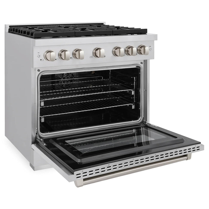 ZLINE Paramount 36" Gas Range with Convection Oven and 6 Burners in Stainless Steel (SGR36)