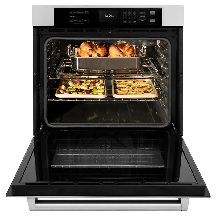 ZLINE 30" Professional Single Wall Oven with Air Fry and Self-Clean in Stainless Steel (WAS-30)