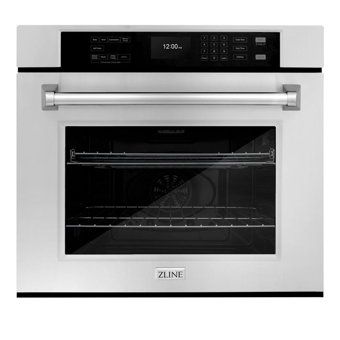 ZLINE 30" Professional Single Wall Oven with Air Fry and Self-Clean in Stainless Steel (WAS-30)