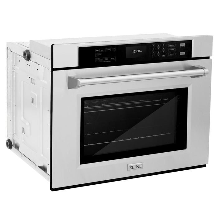 ZLINE 30" Professional Single Wall Oven with Air Fry and Self-Clean in Stainless Steel (WAS-30)