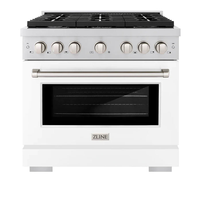 ZLINE Paramount 36" Gas Range with Convection Oven and 6 Burners in Stainless Steel (SGR36)