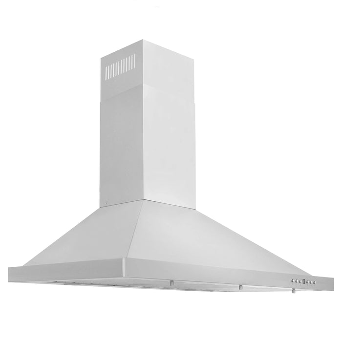 ZLINE Convertible Vent Wall Mount Range Hood in Stainless Steel 24in to 48in