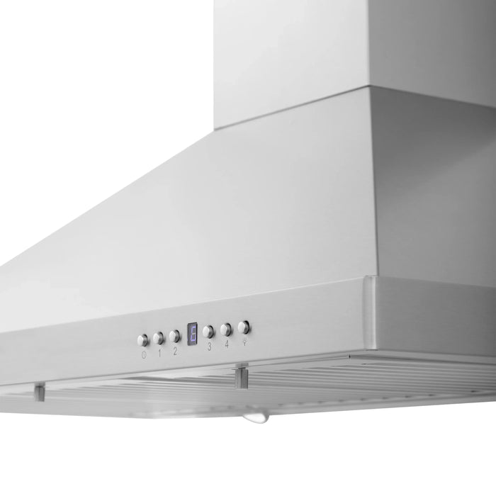 ZLINE Convertible Vent Wall Mount Range Hood in Stainless Steel 24in to 48in