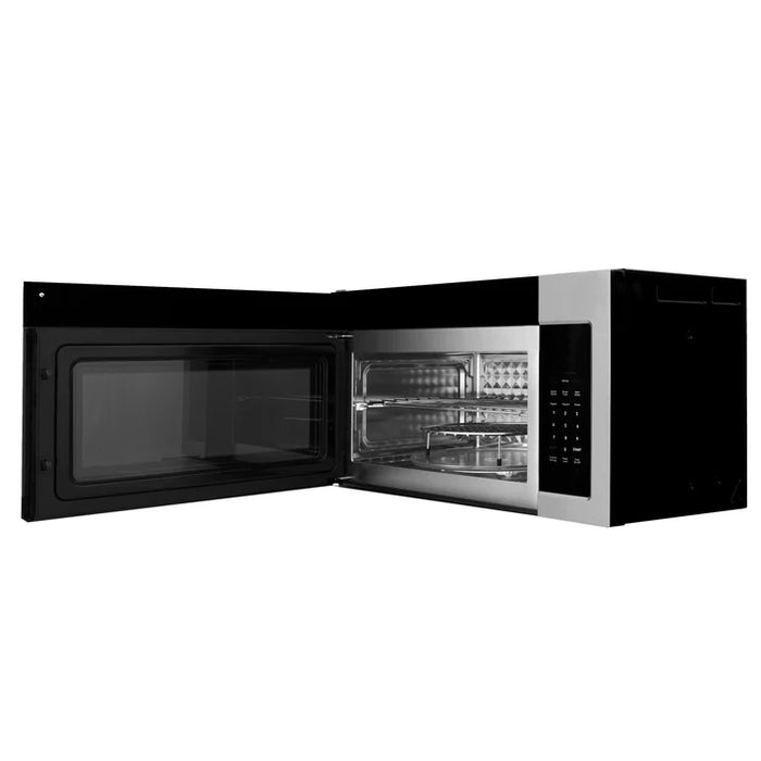 ZLINE 30" 1.5 cu. ft. Over The Range Microwave Oven with Set of 2 Charcoal Filters - Stainless Steel, Black Stainless Steel, Satin Stainless Steel (MWO-OTRCFH-30)