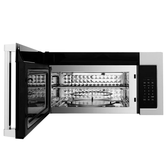 ZLINE 30" 1.5 cu. ft. Over The Range Microwave Oven with Set of 2 Charcoal Filters - Stainless Steel, Black Stainless Steel, Satin Stainless Steel (MWO-OTRCFH-30)